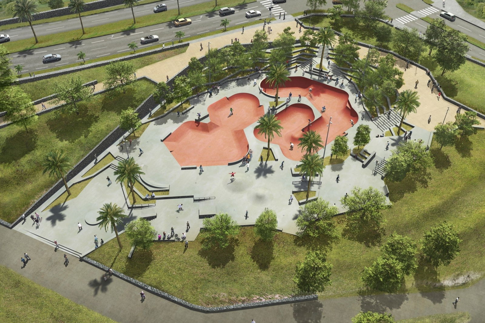 Saint Denis Réunion skatepark