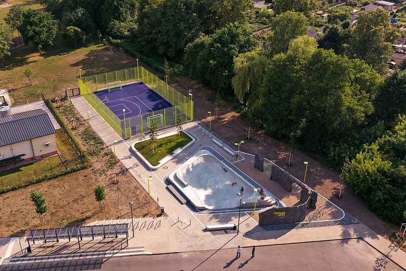 The new Herzberg Elster skatepark by Yamato Living Ramps is officially open