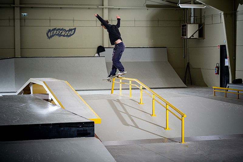 The new indoor Beastwood skatepark by Nine Yards