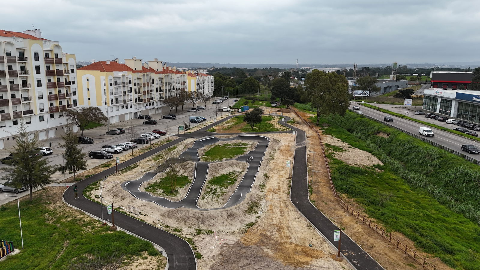 New Pumptrack Paio Pires in Portugal