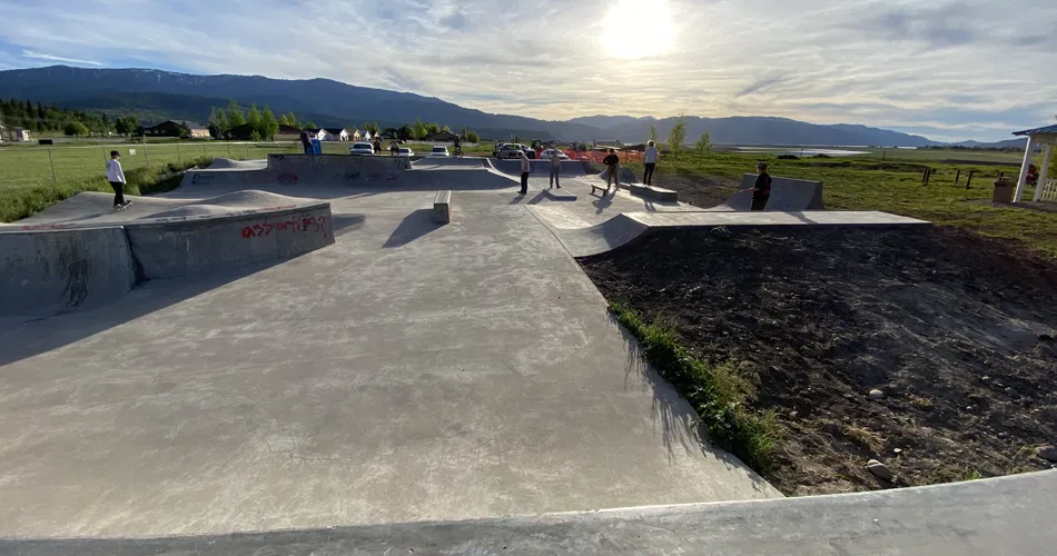 Alpine skatepark