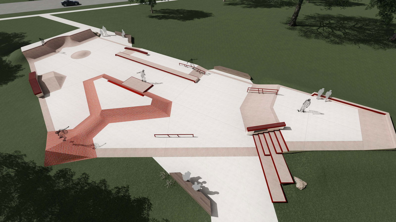 Washington park skate spot