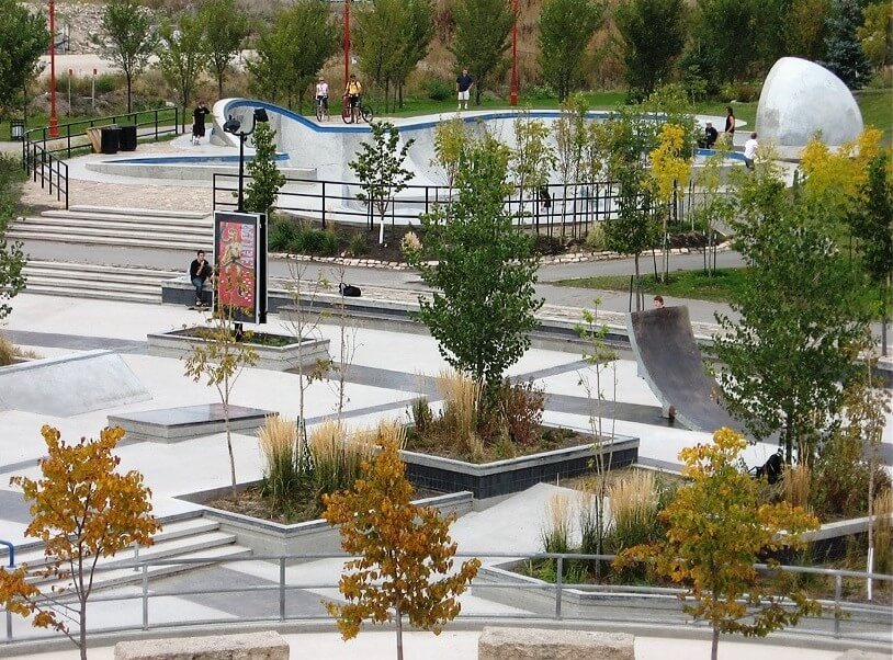 Plaza at the Forks skatepark