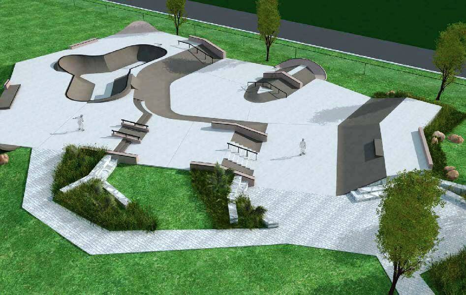 Rotary skatepark