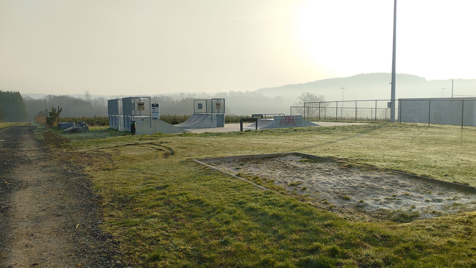 Léglise skatepark