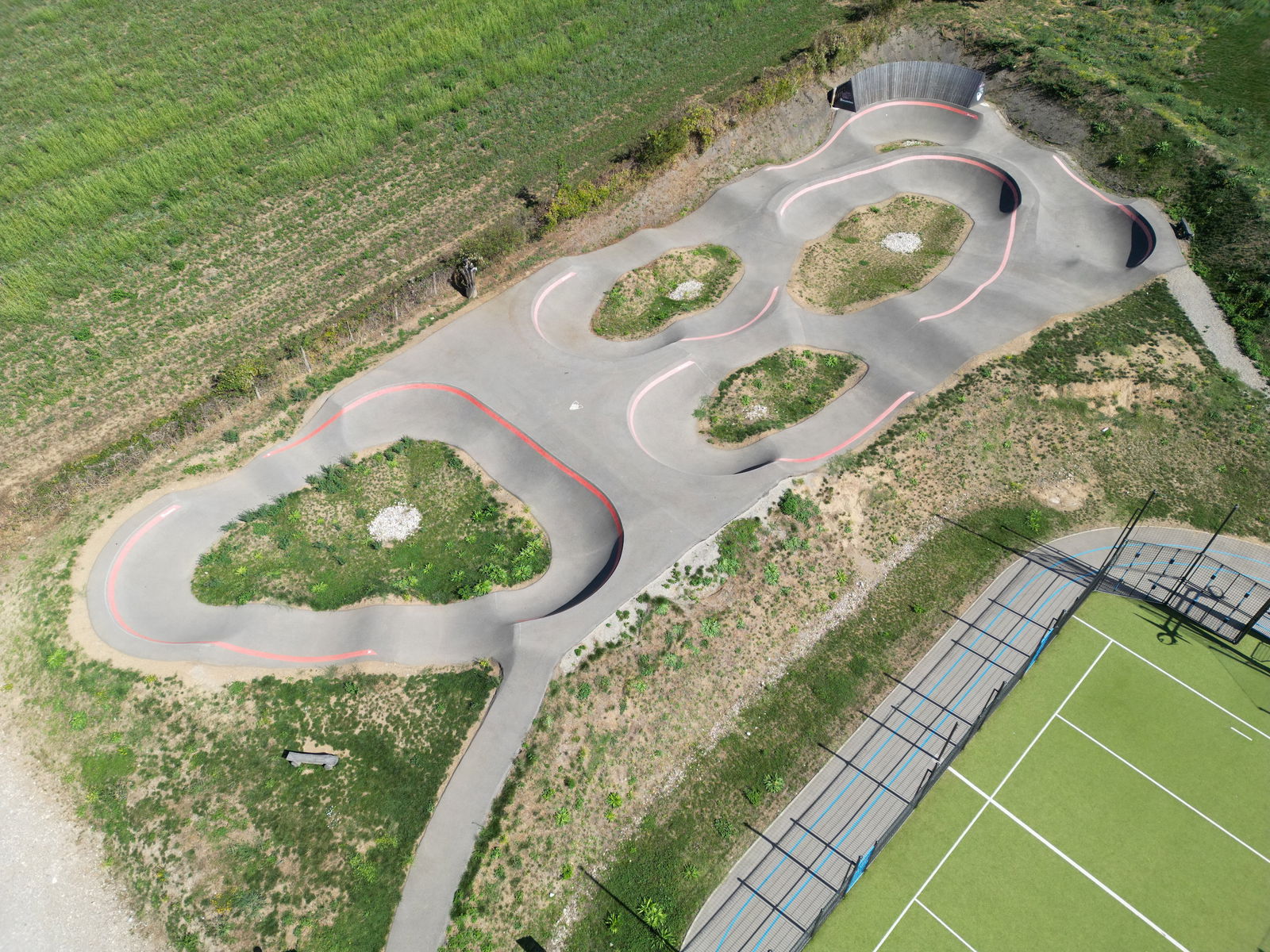 Saint-Georges-de-Commier pumptrack