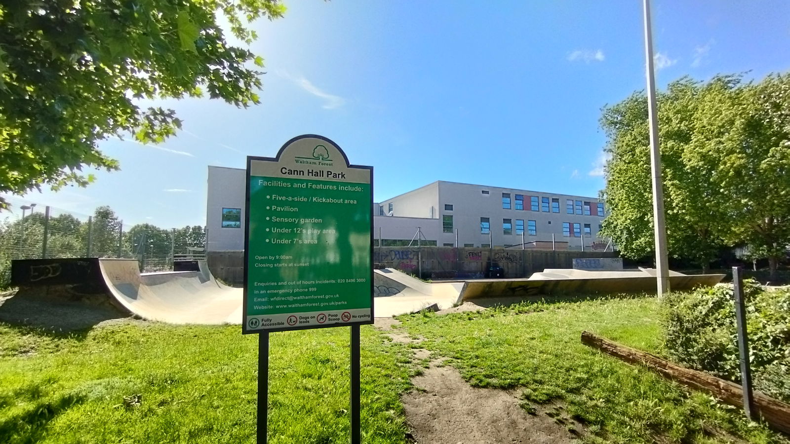 Cann Hall skatepark