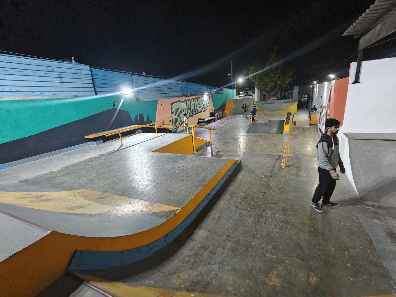 Backyard skatepark