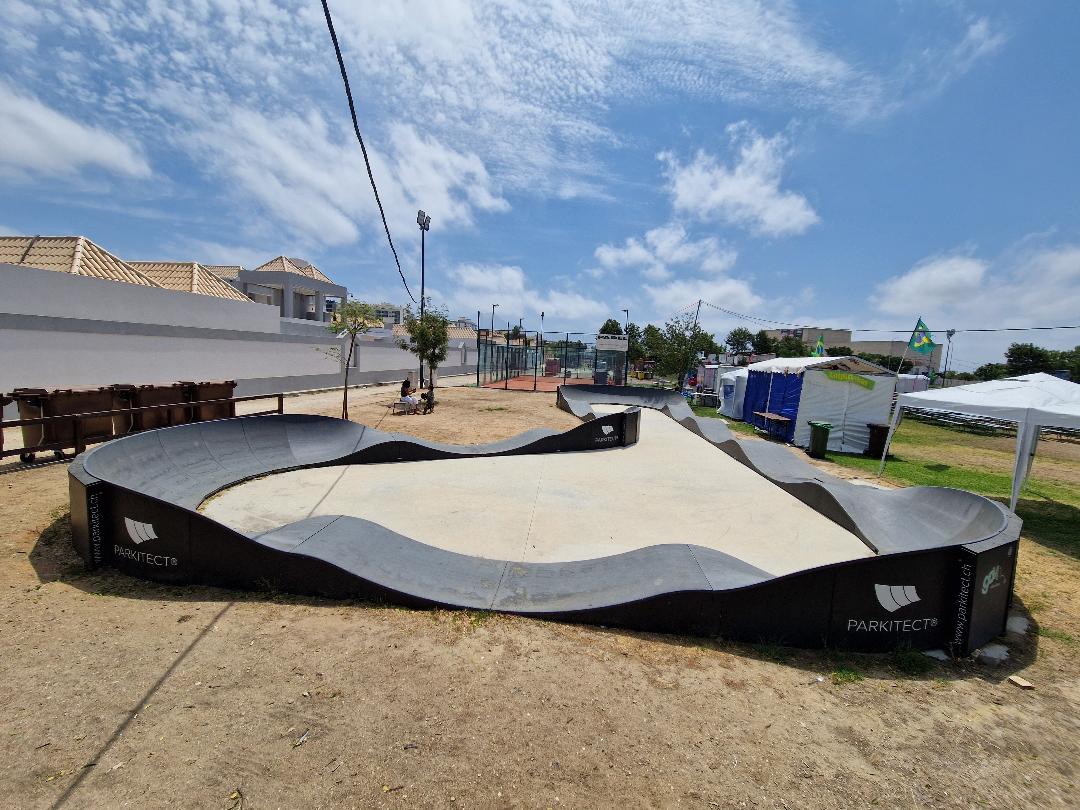 Parque lazer fas figuras pumptrack